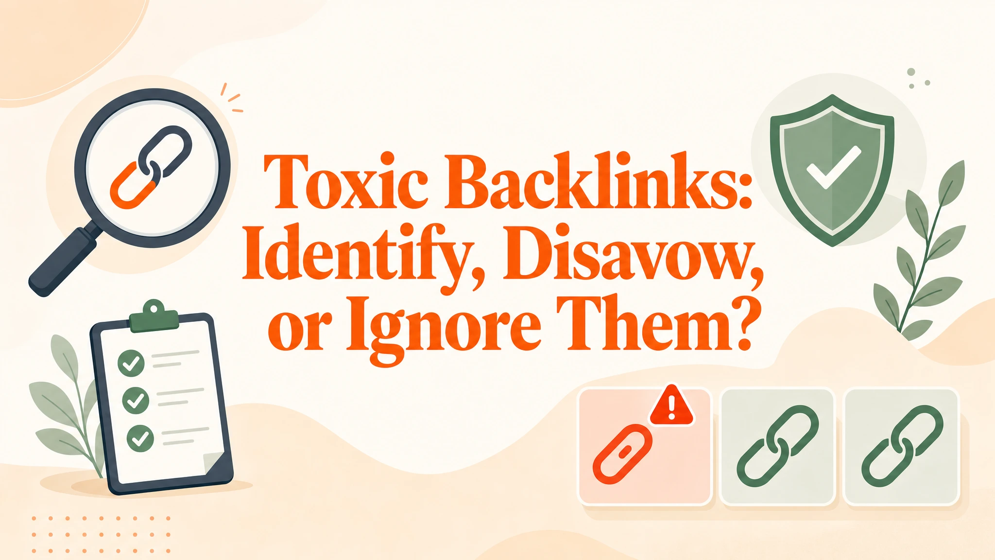 Toxic Backlinks: Identify, Disavow, or Ignore Them?